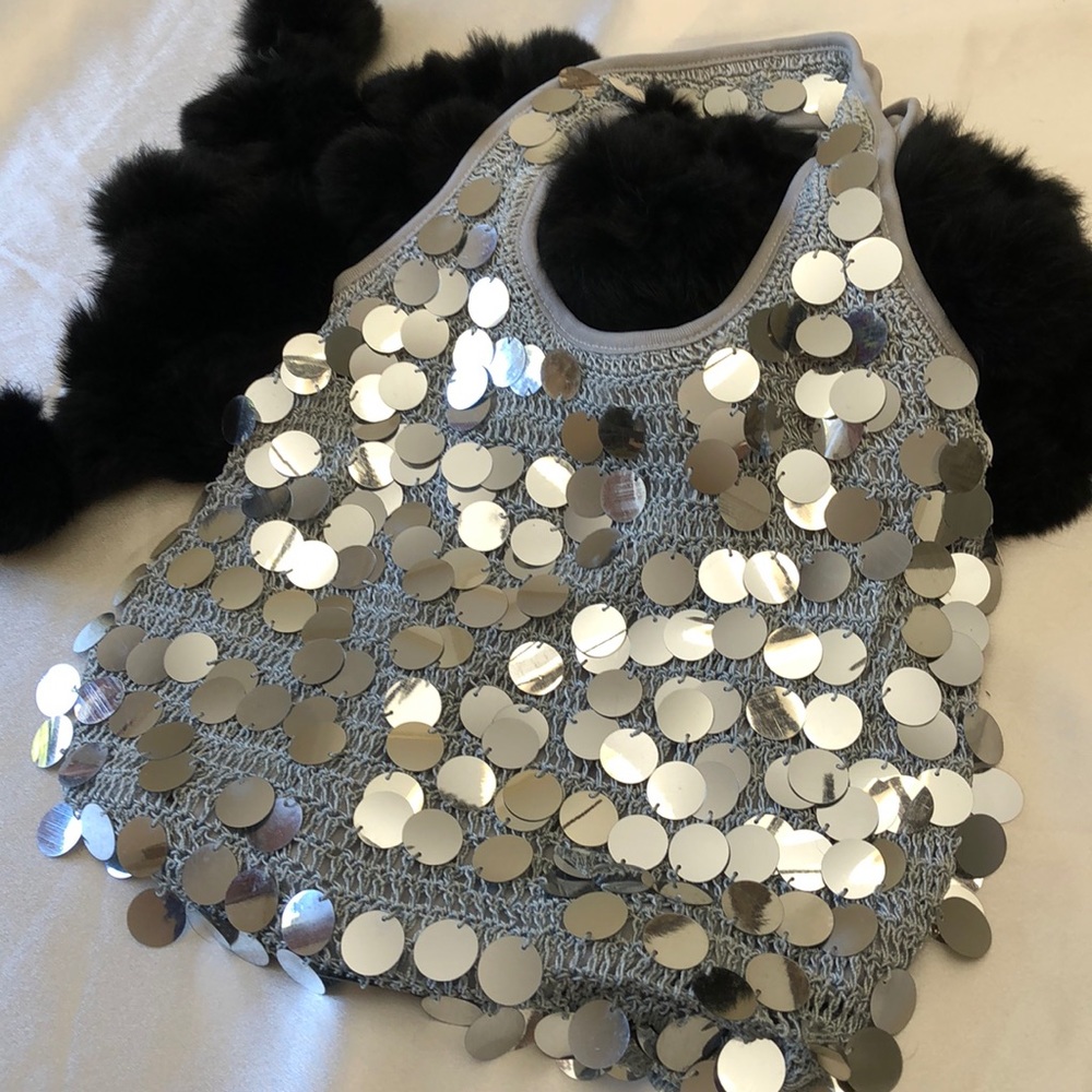 Evening bag, fun silver bangles! It moves with ya!
